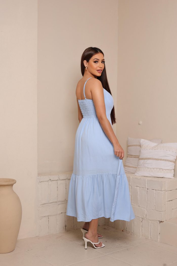 vestido midi laiz rosa bebê vestido midi laiz rosa bebê