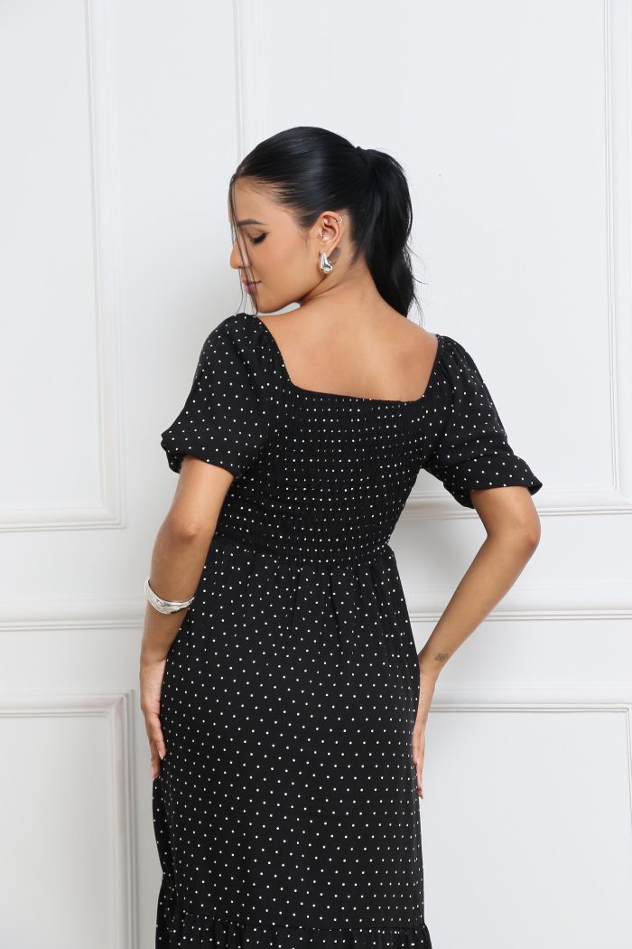 vestido bella mide c/ bolinha vestido bella mide c/ bolinha