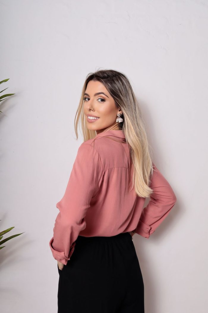 camisa social elegante viscolinho camisa social elegante viscolinho