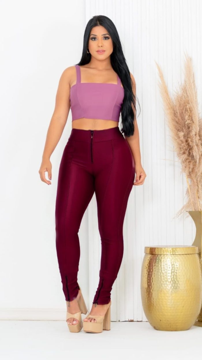 calça 3 zíper malha prada premium calça 3 zíper malha prada premium