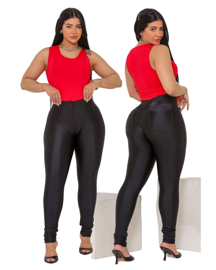 calça malha prada premium elegância calça malha prada premium elegância